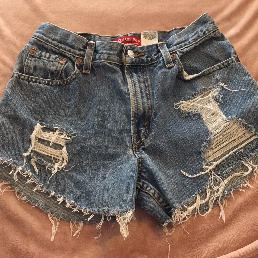 Levi's vintage high waisted shorts